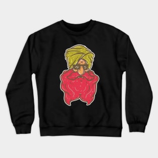 Sultan Of Pink Beard Crewneck Sweatshirt